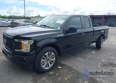 2018 Ford F-150 Xl z USA, uszkodzony, nr VIN 1FTEX1CP9JFB09068